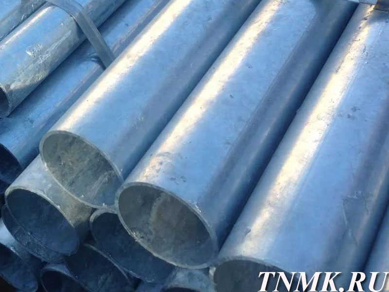 Труба водогазопроводная оцинкованная Ц-100х4 мм ГОСТ 3262-75 купить в Новом Уренгое