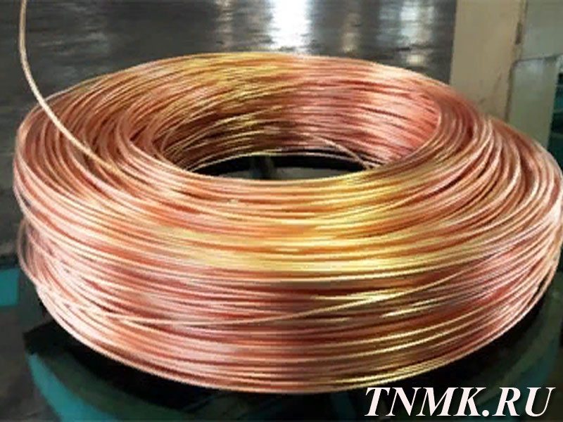 Проволока медная М0б 4,0 мм ДКРНТ в бухте купить в Новом Уренгое
