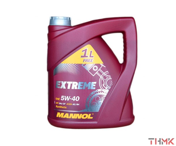 Масло моторное 5w40 Mannol Extreme SN/CF 1 л канистра купить в Новом Уренгое